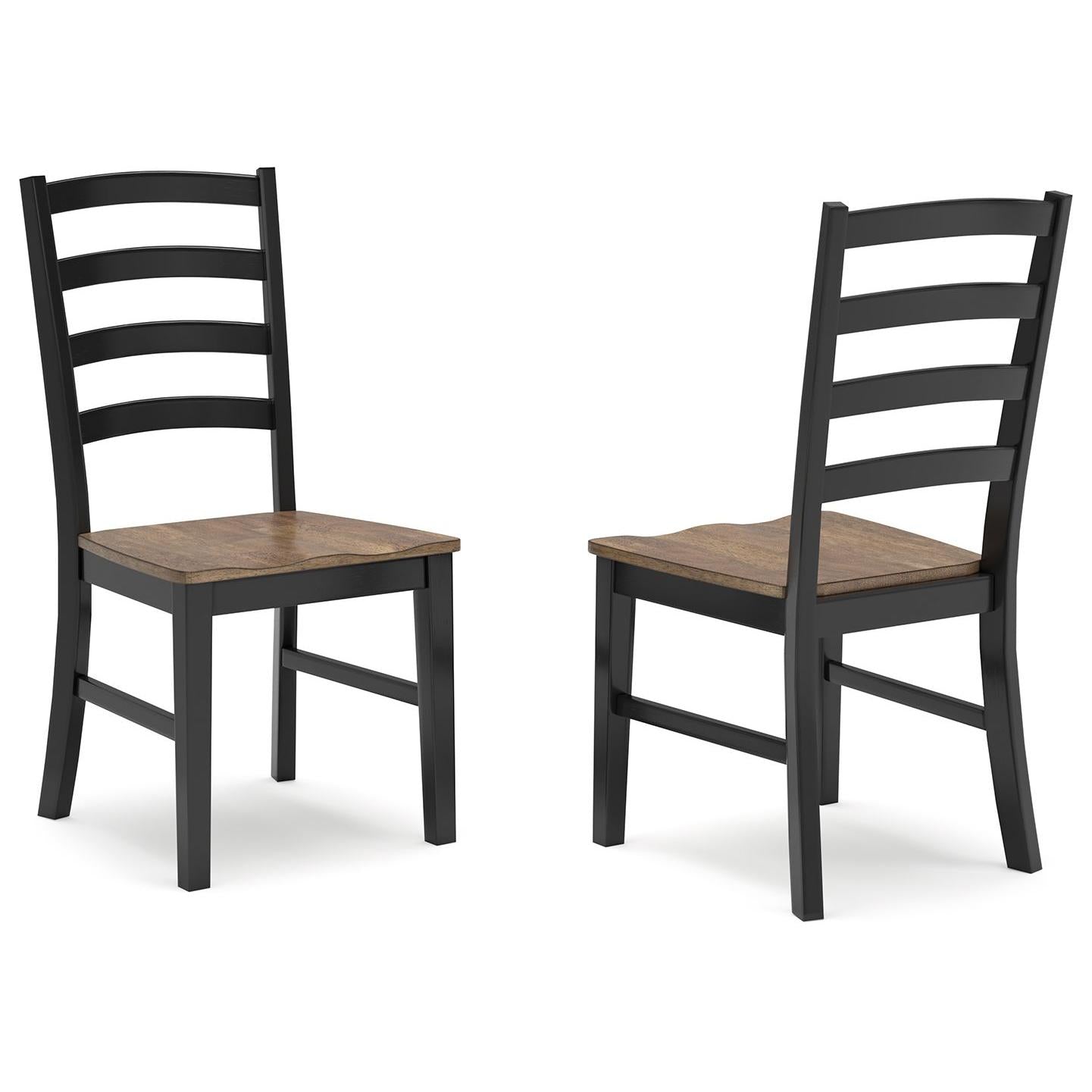 Wildenauer - Brown / Black - Dining Room Side Chair (Set of 2)