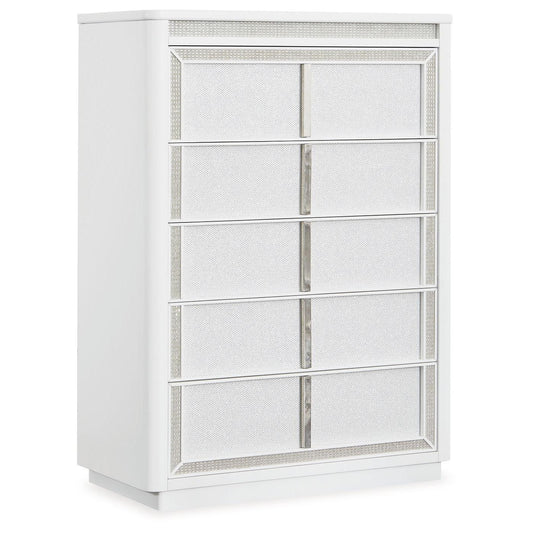 Chalanna - White - Five Drawer Chest