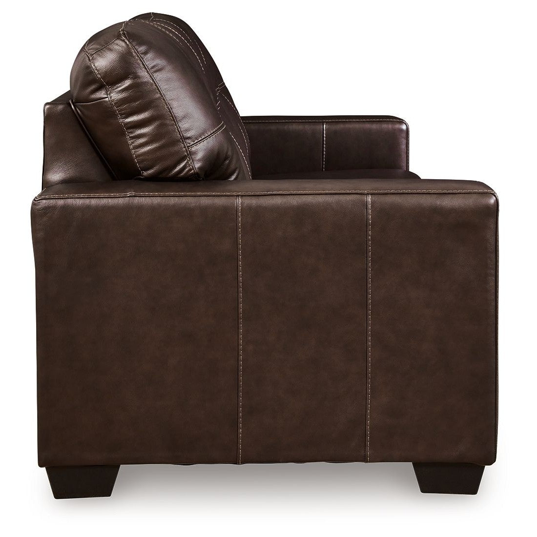 Santorine - Dark Brown - Queen Sofa Sleeper - Leather Match