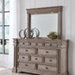 Blairhurst - Light Grayish Brown - Dresser And Mirror