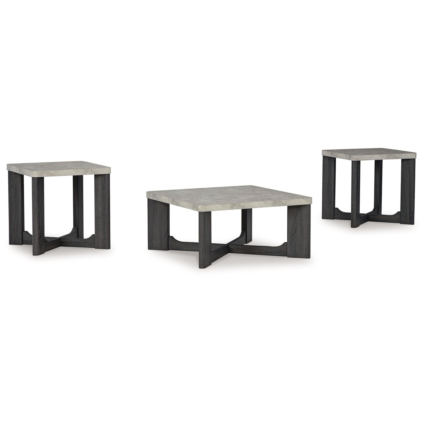Sharstorm - Two-tone Gray - Occasional Table Set (Set of 3)