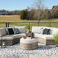 Calworth - Beige - Sectional Lounge
