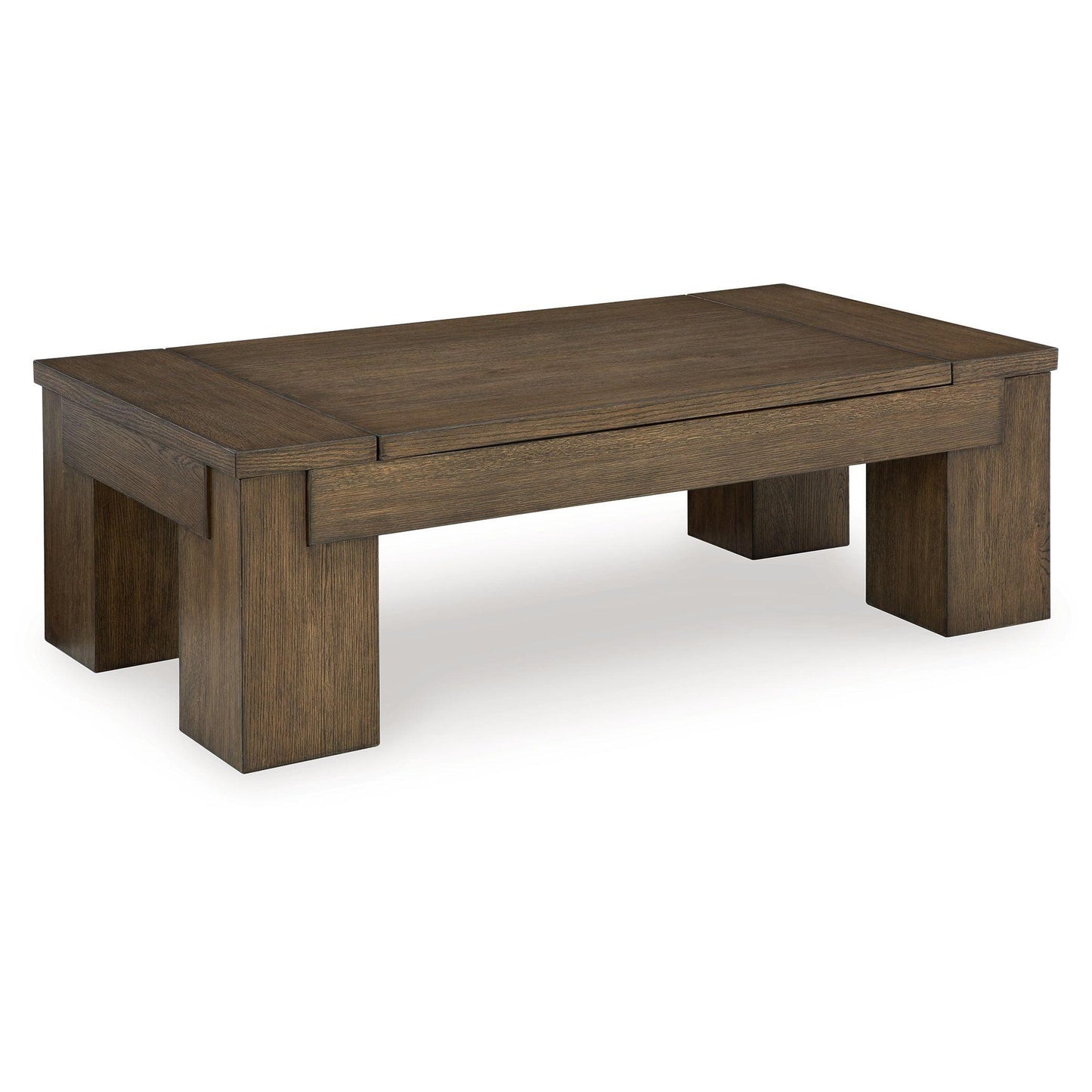 Rosswain - Warm Brown - Lift Top Cocktail Table
