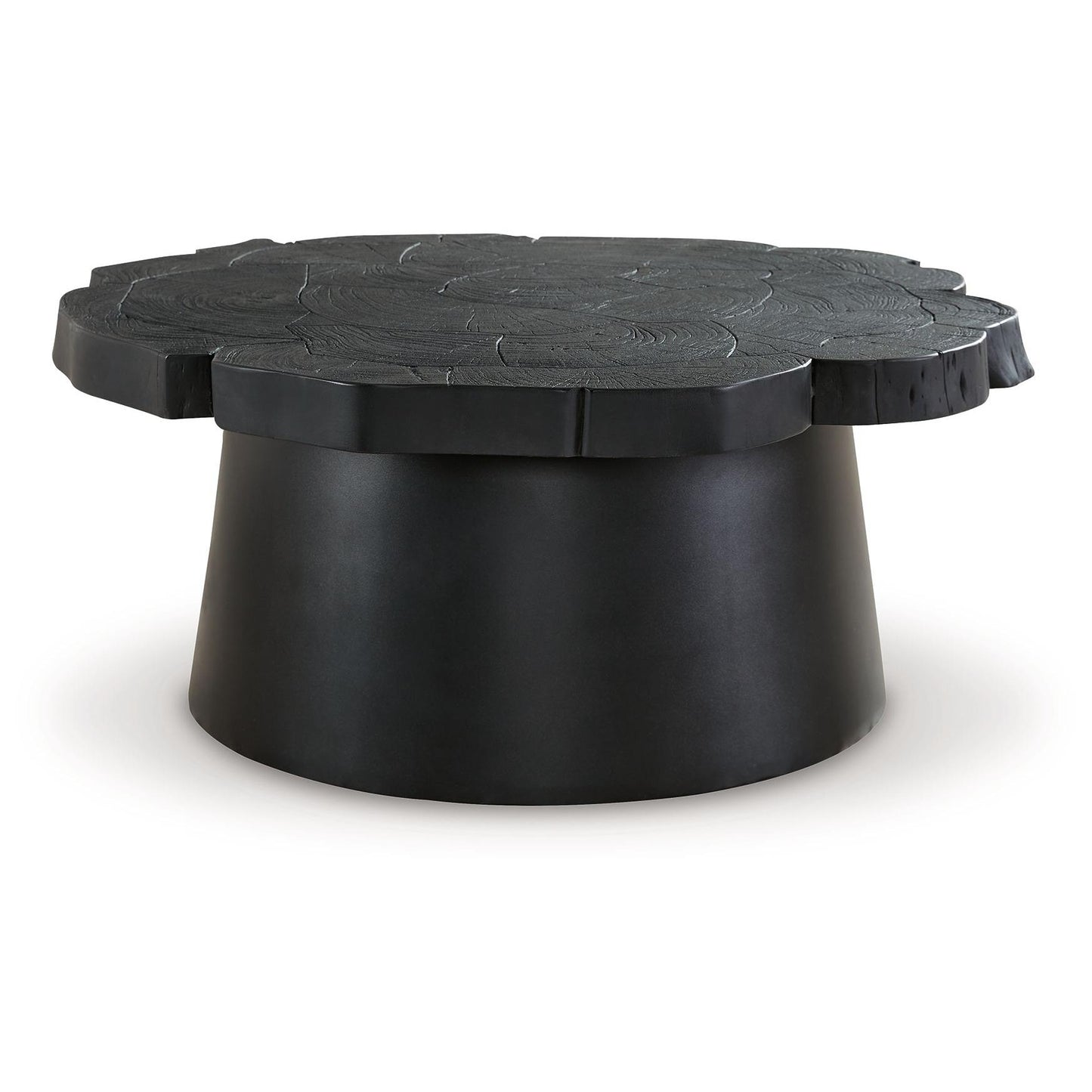 Wimbell - Black - Round Cocktail Table
