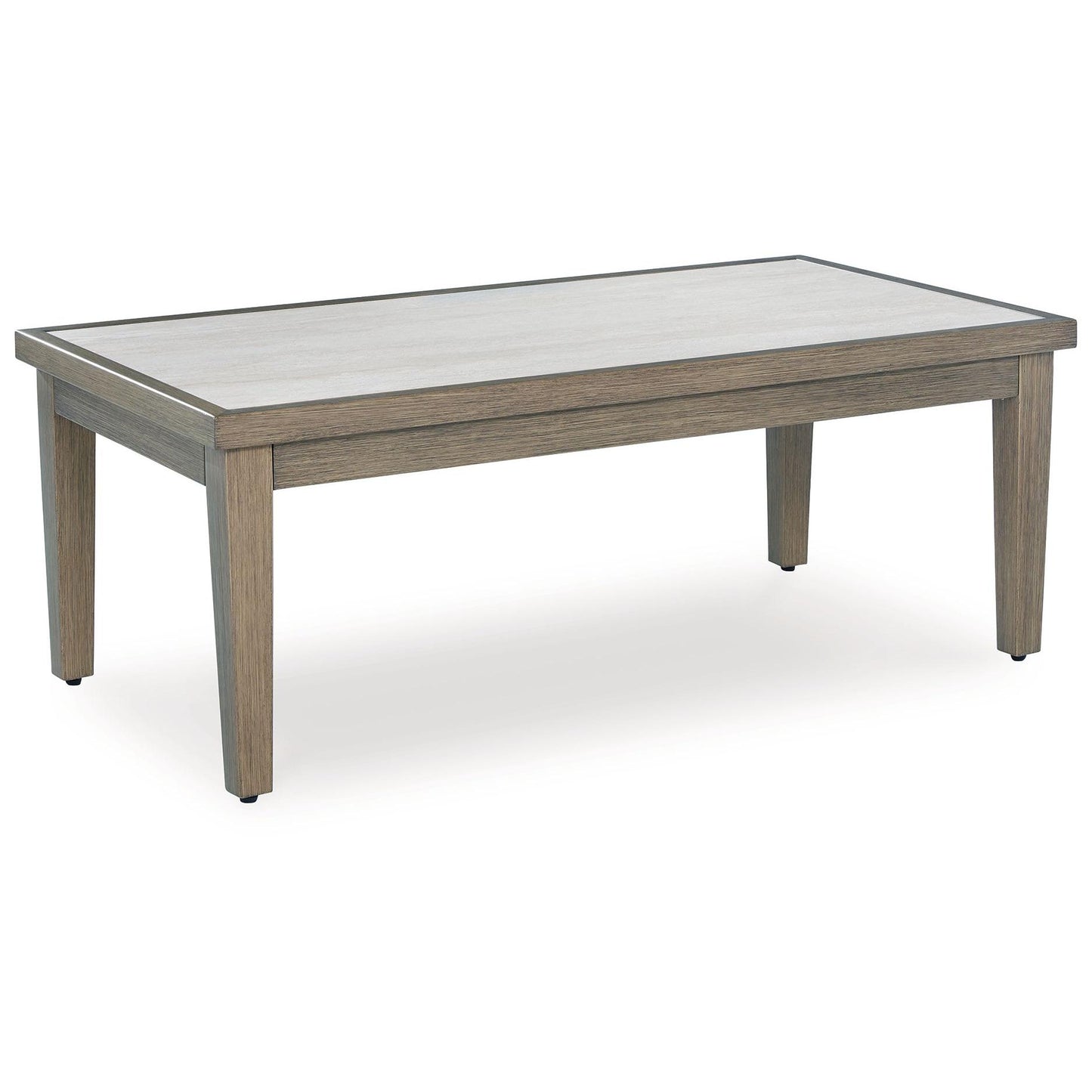 Rainier Ranch - Rectangular Cocktail Table - Brown / Beige