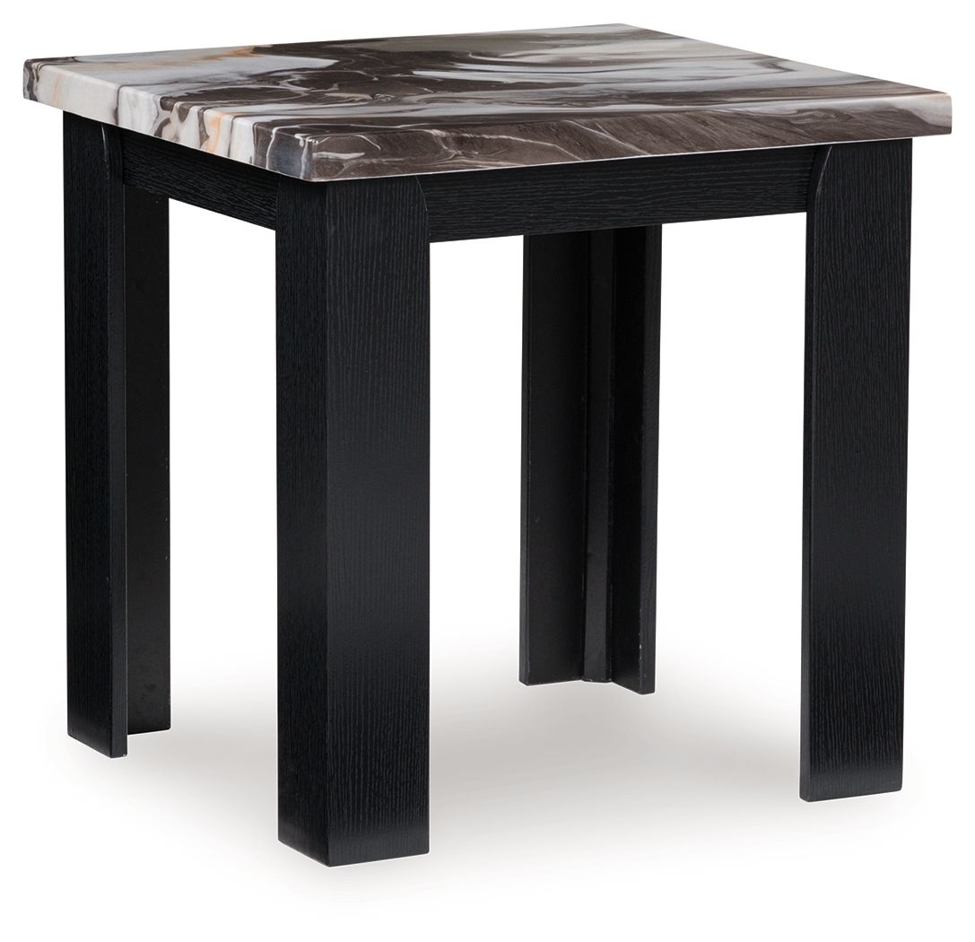 Jazmore - Dark Brown - Occasional Table Set (Set of 3)