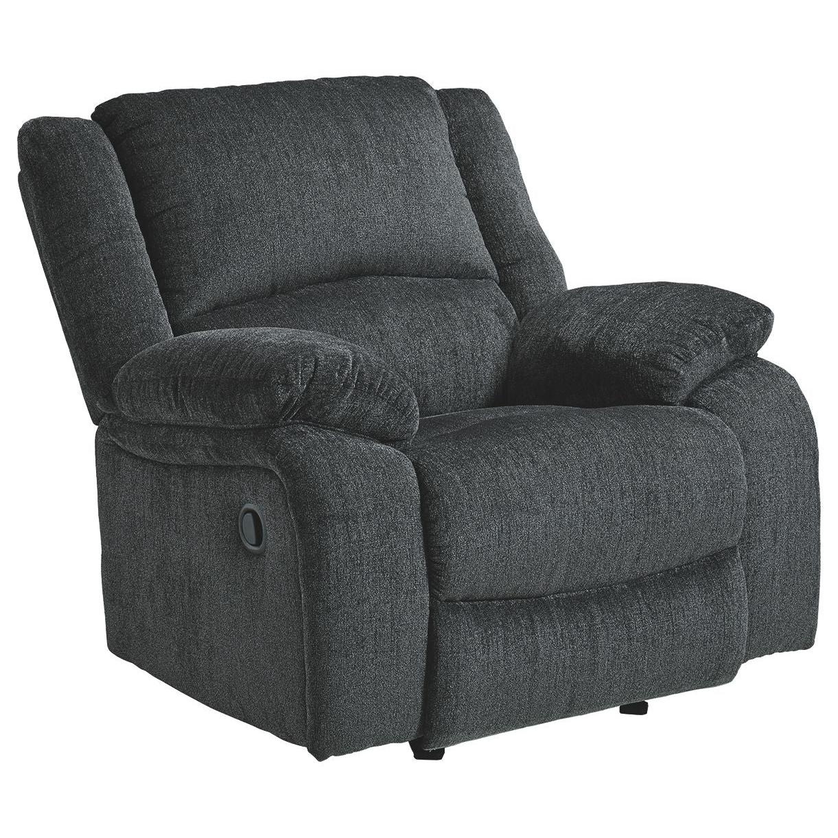 Draycoll - Slate - Rocker Recliner - Fabric
