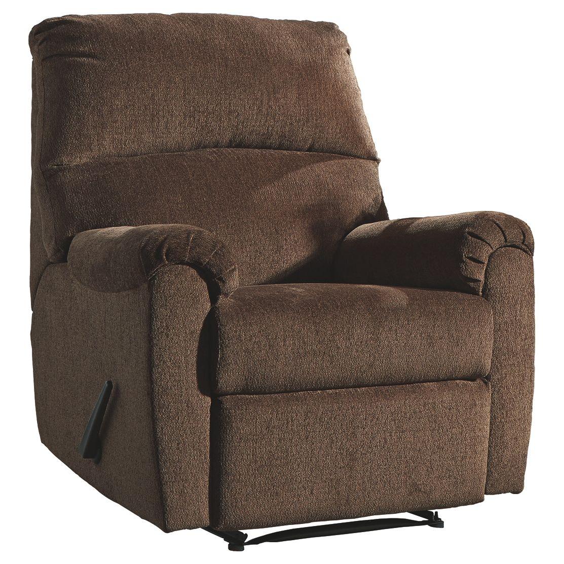 Nerviano - Chocolate - Zero Wall Recliner - Fabric