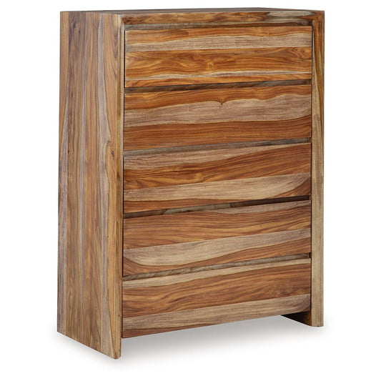 Dressonni - Brown - Five Drawer Chest