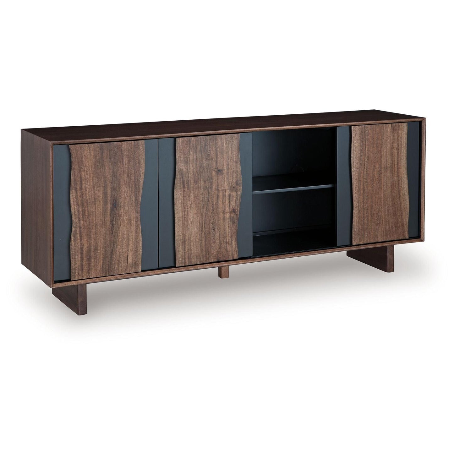 Welby - Brown / Charcoal - Accent Cabinet