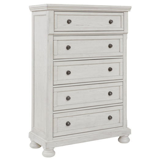 Robbinsdale - Antique White - Five Drawer Chest