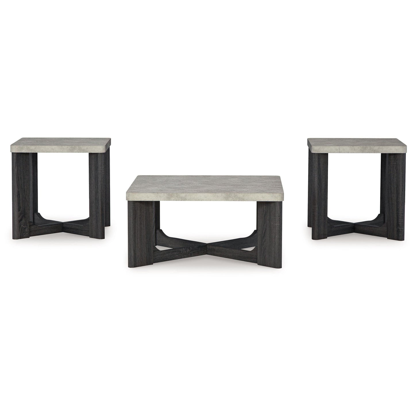 Sharstorm - Two-tone Gray - Occasional Table Set (Set of 3)