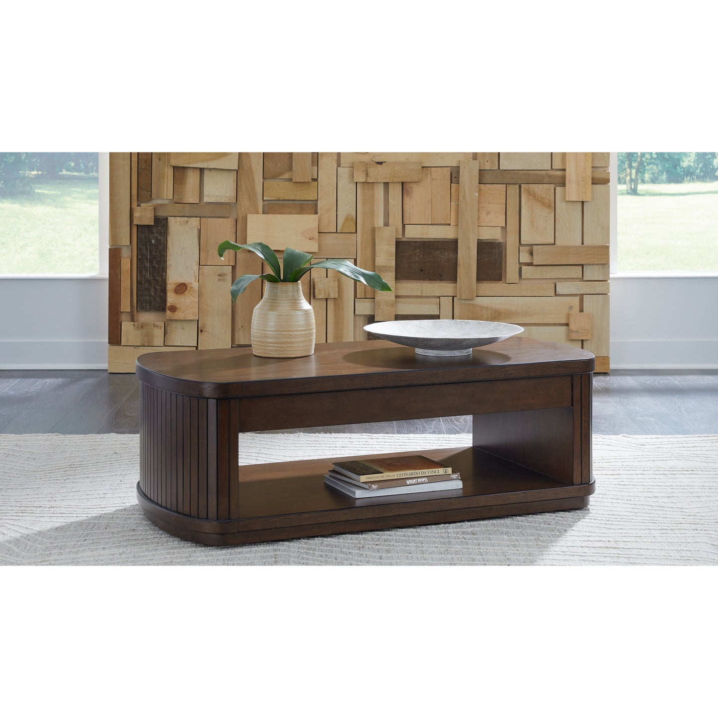Korestone - Dark Brown - Lift Top Cocktail Table