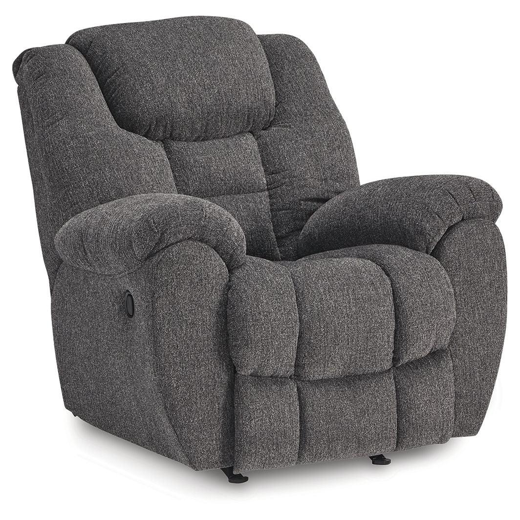 Foreside - Charcoal - Rocker Recliner - Fabric