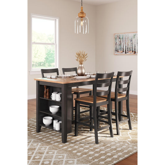 Gesthaven - Rectangular Dining Room Counter Set