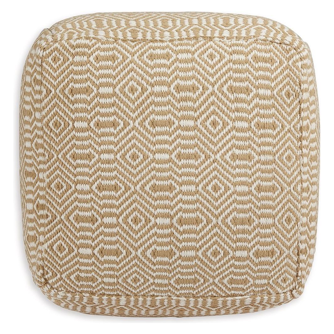 Adamont - Tan / Ivory - Pouf