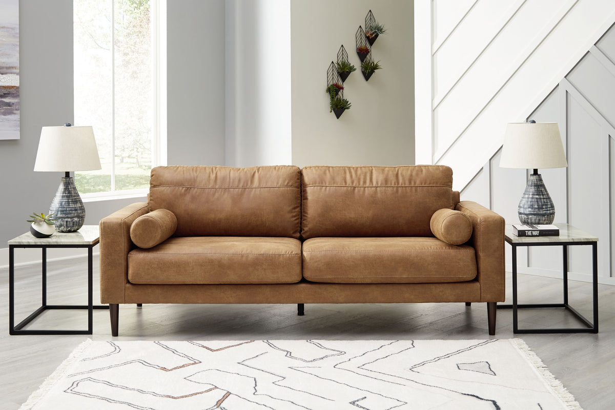 Telora - 2 Pc. - Sofa, Loveseat - Caramel