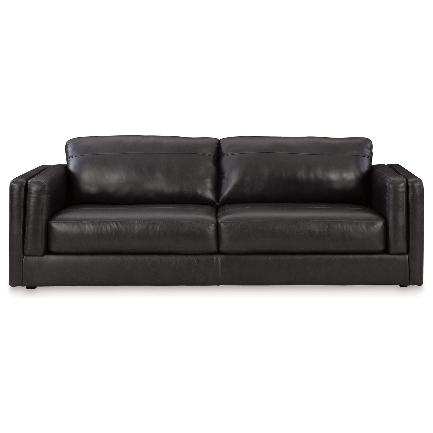 Amiata - Onyx - Sofa - Leather Match