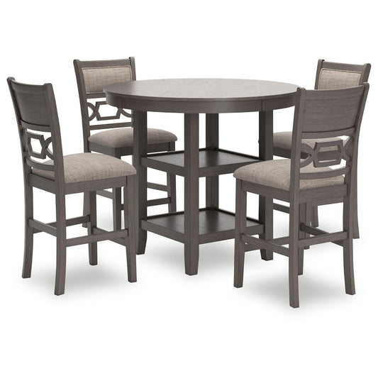 Wrenning - Gray - Drm Counter Table Set (Set of 5)