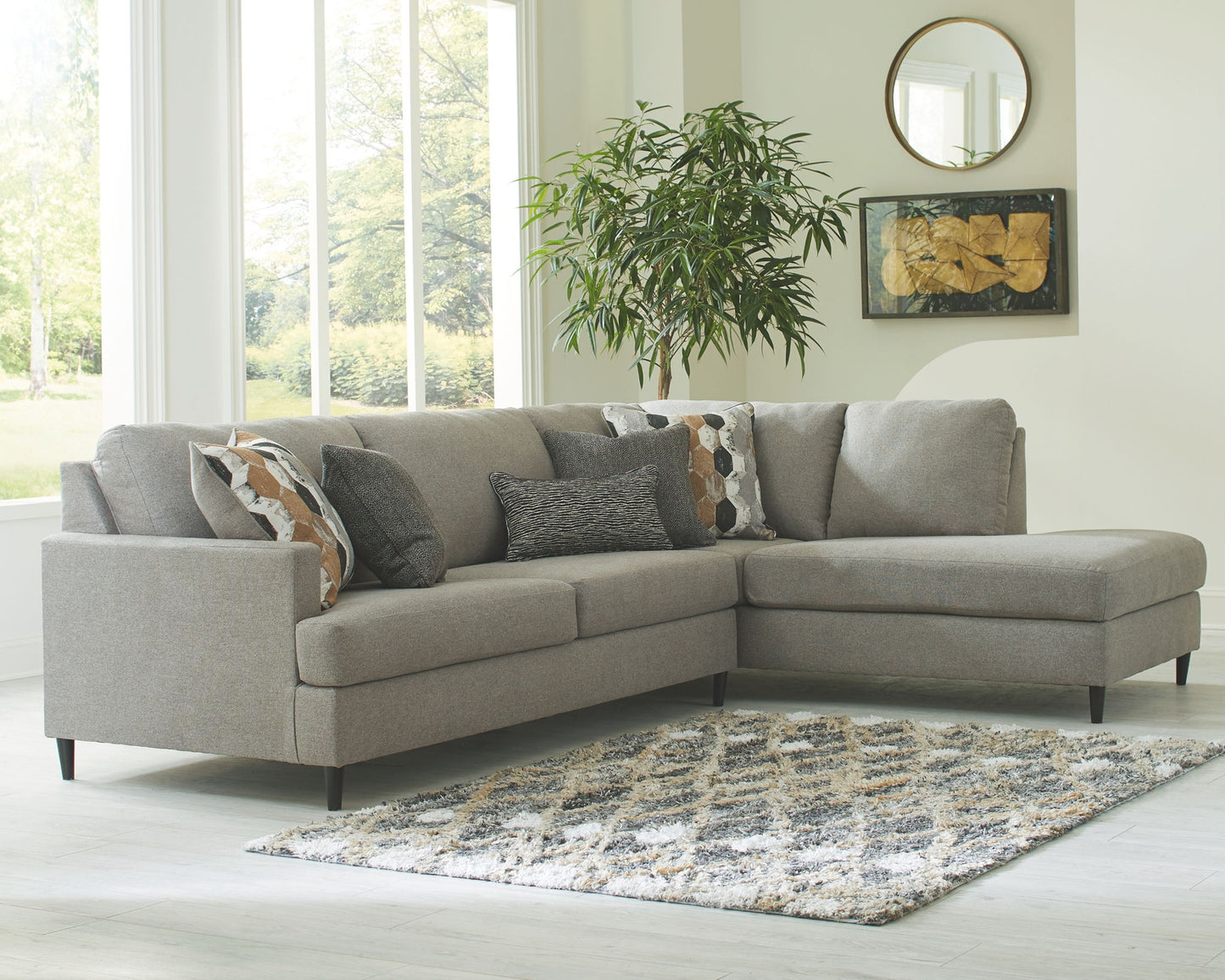 Santasia - Sectional - Fraser Furniture & Mattresses