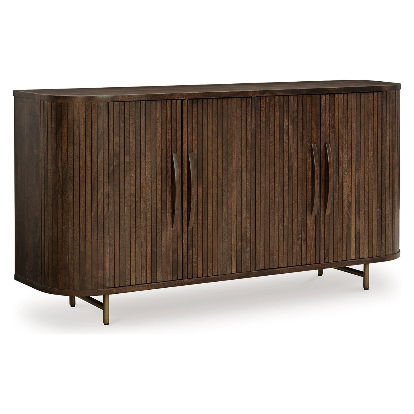 Amickly - Dark Brown - Accent Cabinet