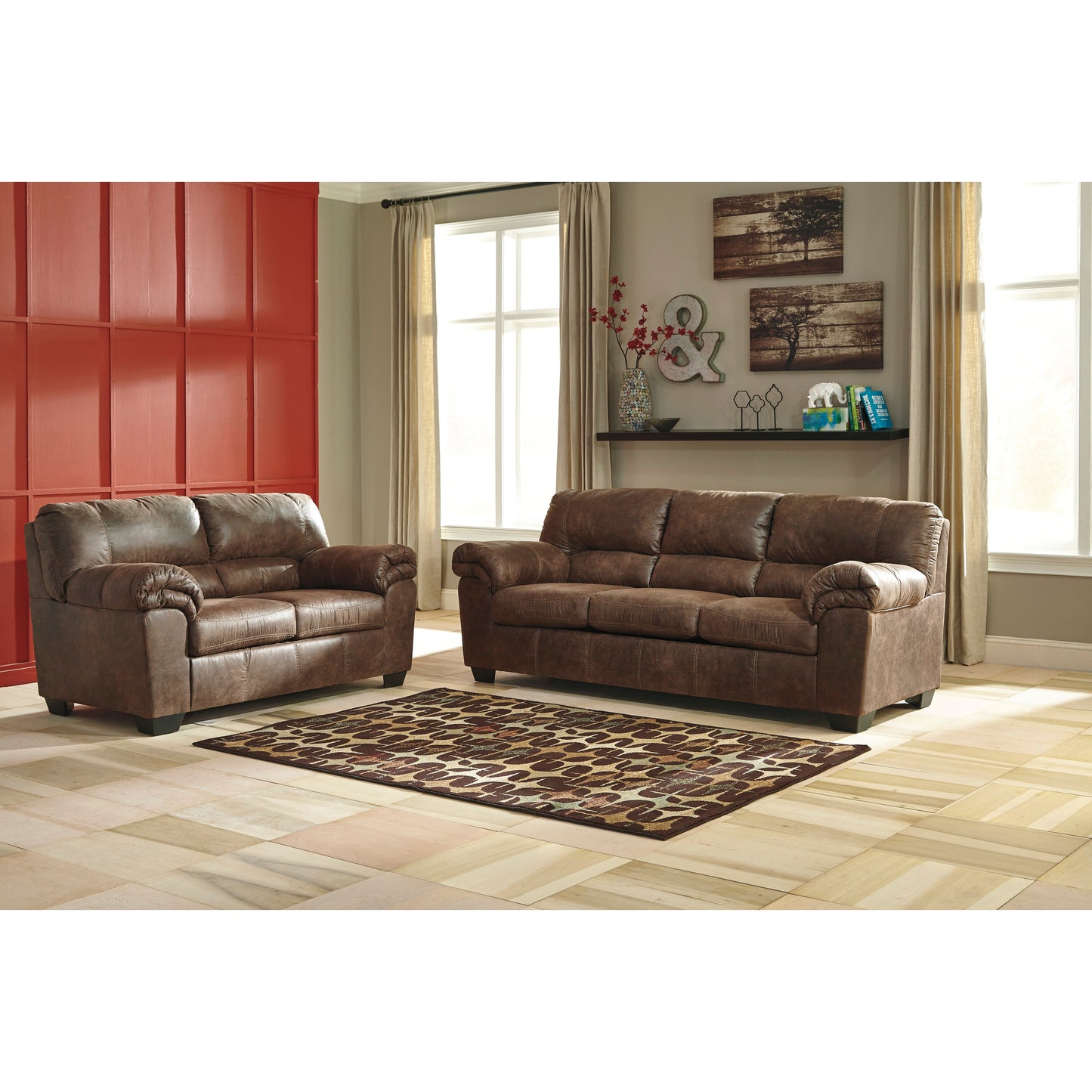 BLADEN LOVESEAT- COFFEE