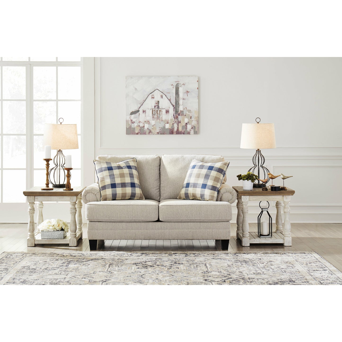 MEGGETT LOVESEAT - LINEN