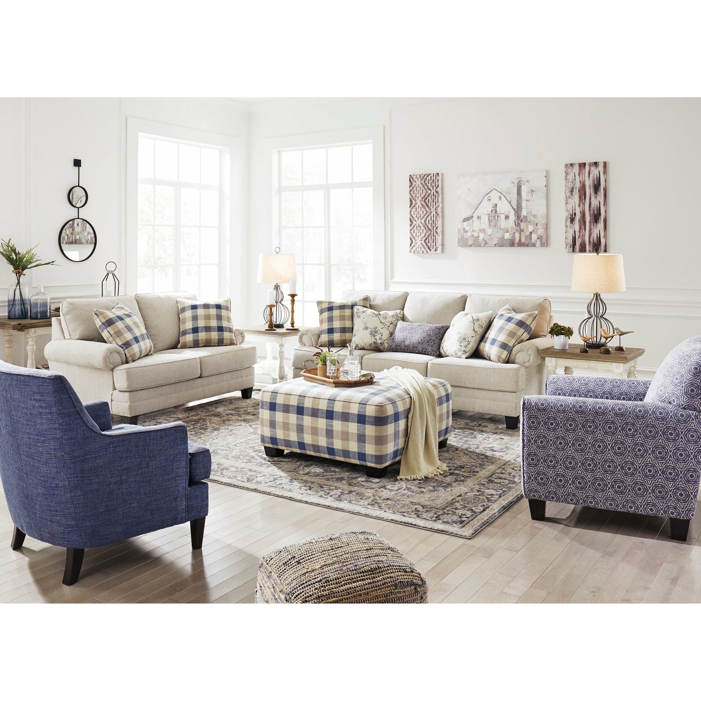 MEGGETT LOVESEAT - LINEN