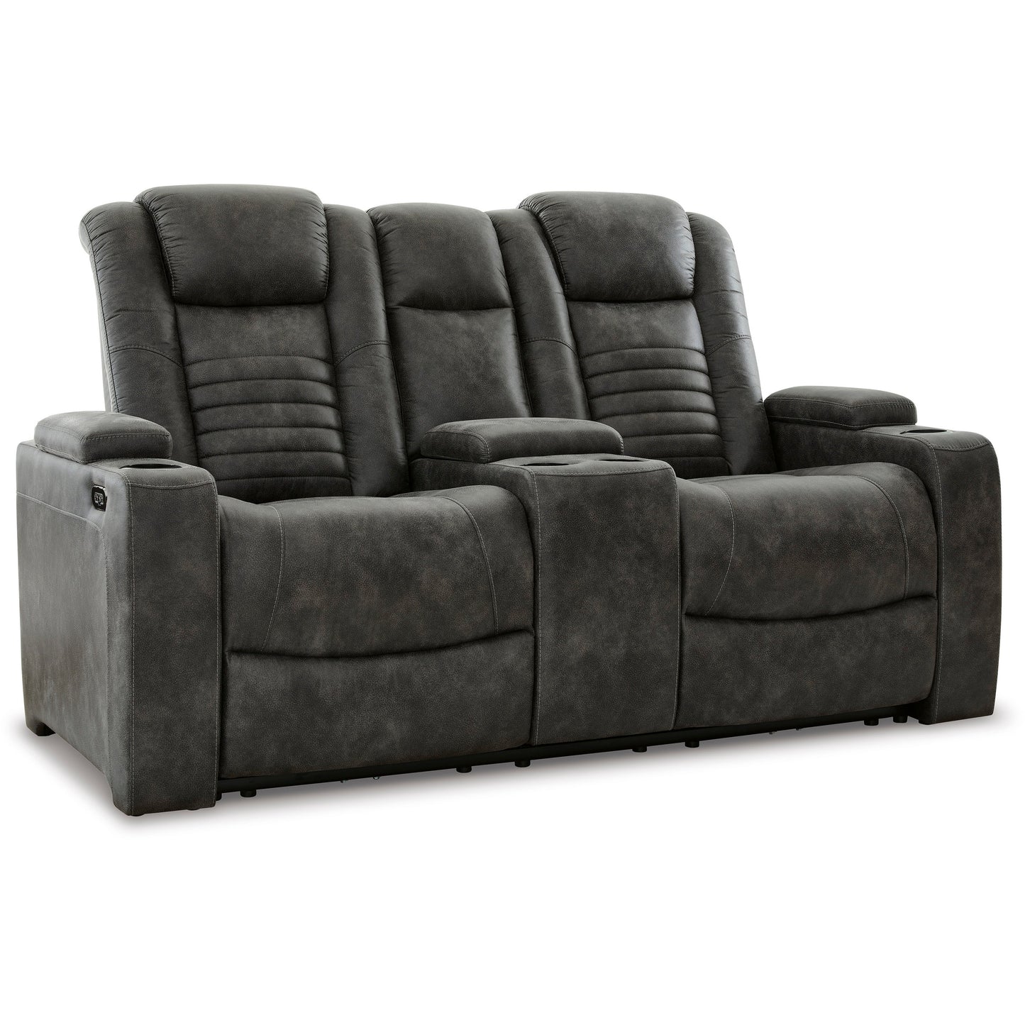 SOUNDCHECK POWER RECLINING LOVESEAT WITH CONSOLE - STORM