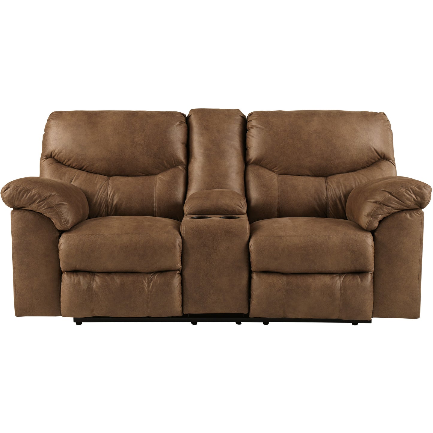 BOXBERG RECLINING LOVESEAT - BARK