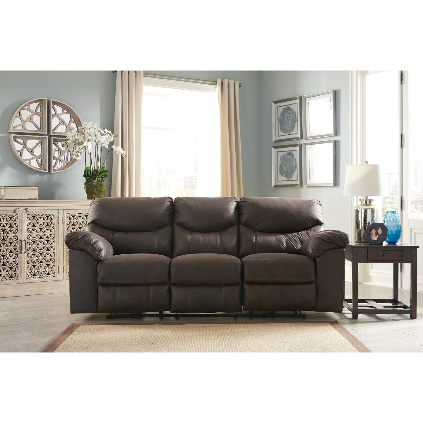 BOXBERG RECLINING SOFA - TEAK
