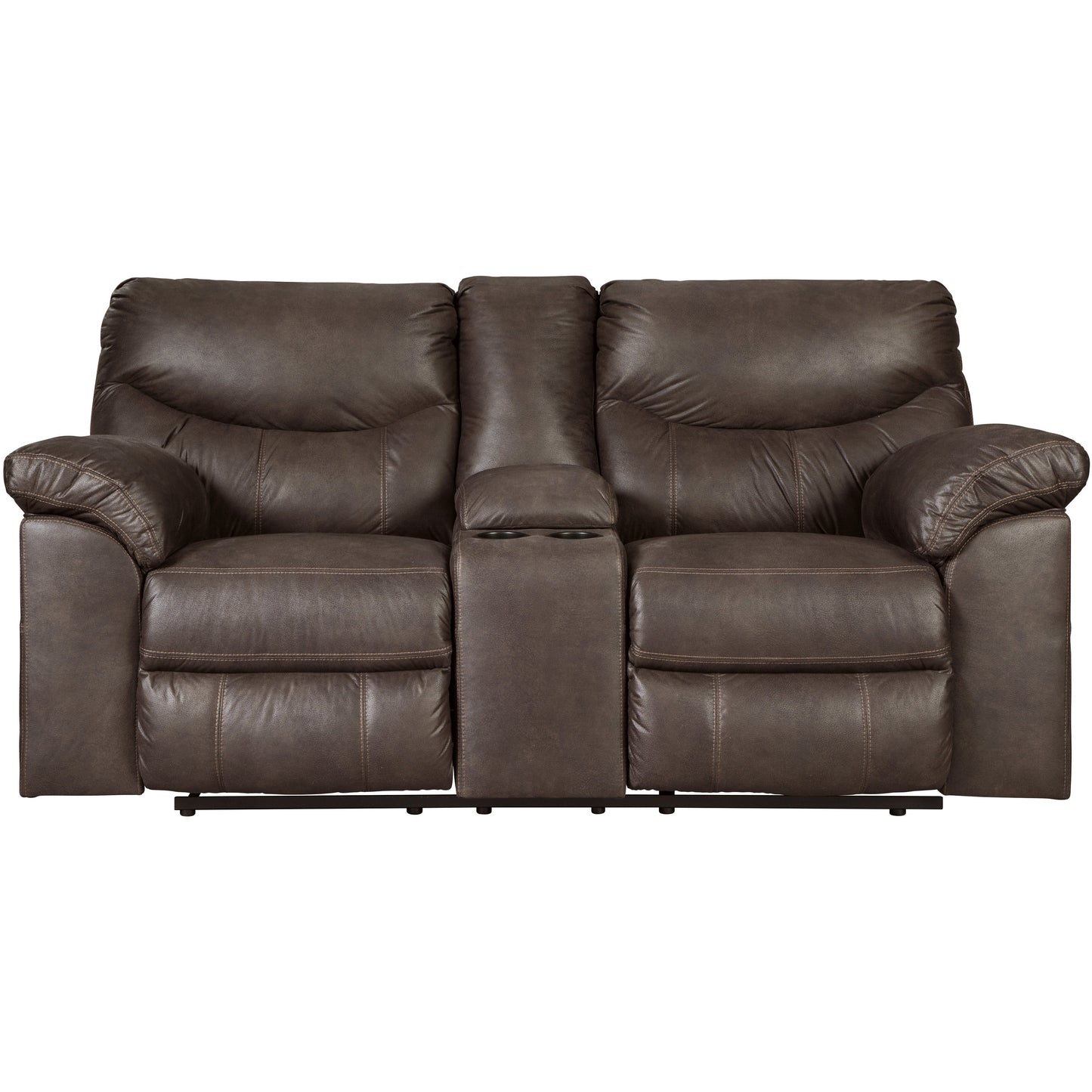 BOXBERG RECLINING LOVESEAT - TEAK