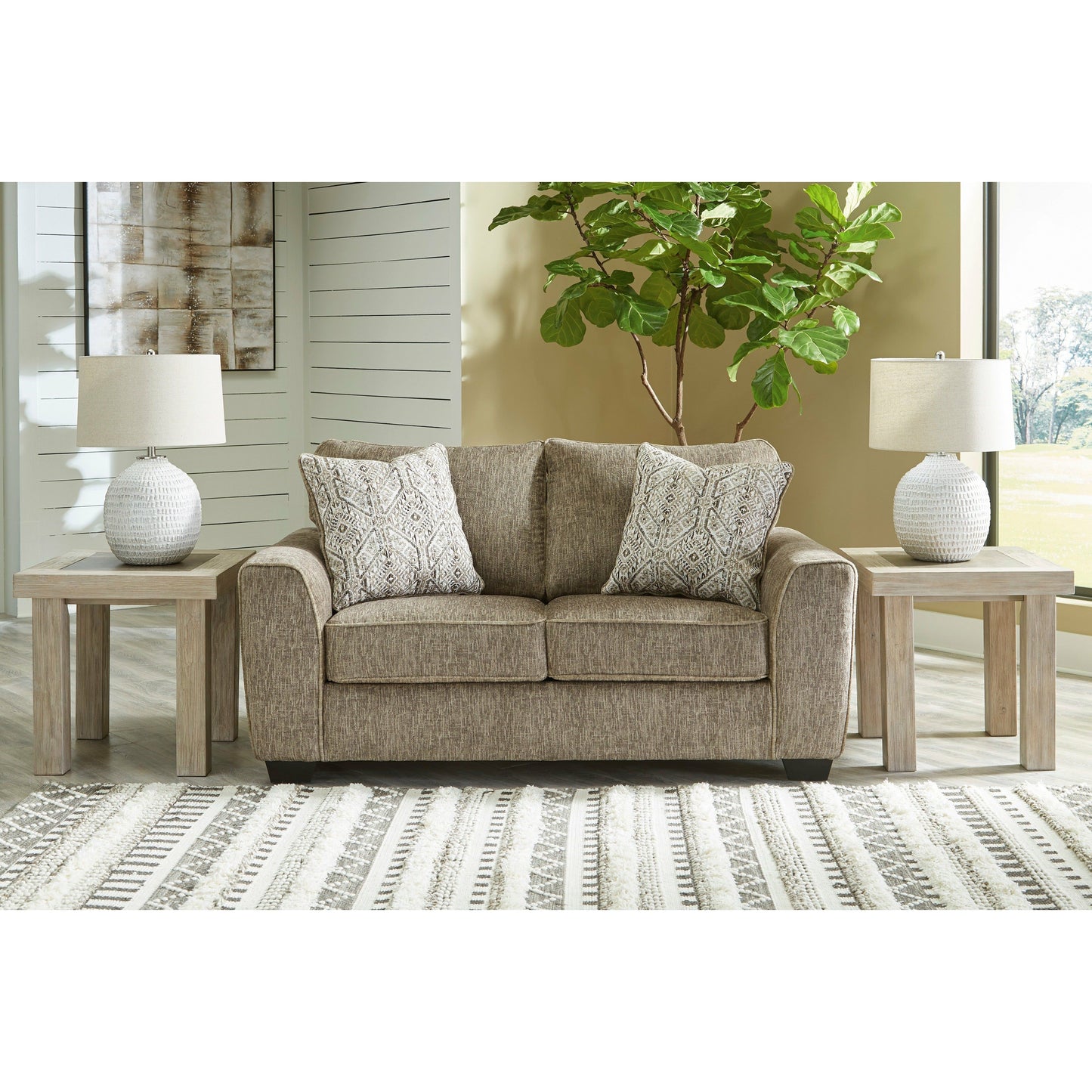 OLIN LOVESEAT- CHOCOLATE