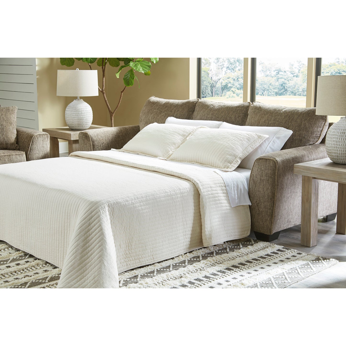 OLIN QUEEN SOFA SLEEPER - CHOCOLATE
