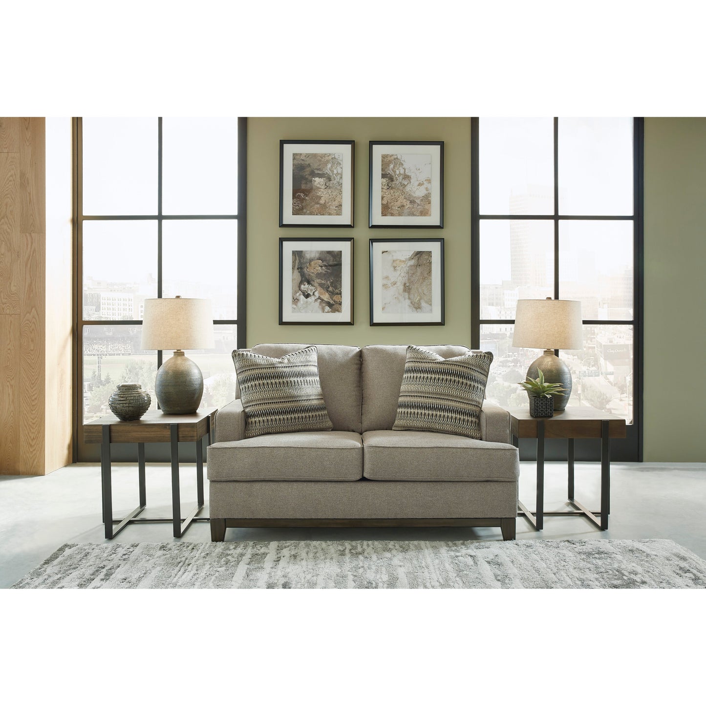 KAYWOOD LOVESEAT- GRANITE