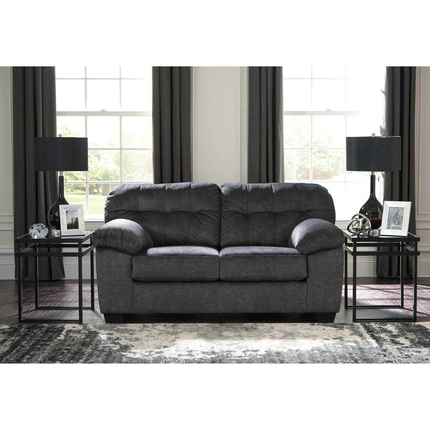 ACCRINGTON LOVESEAT- GRANITE