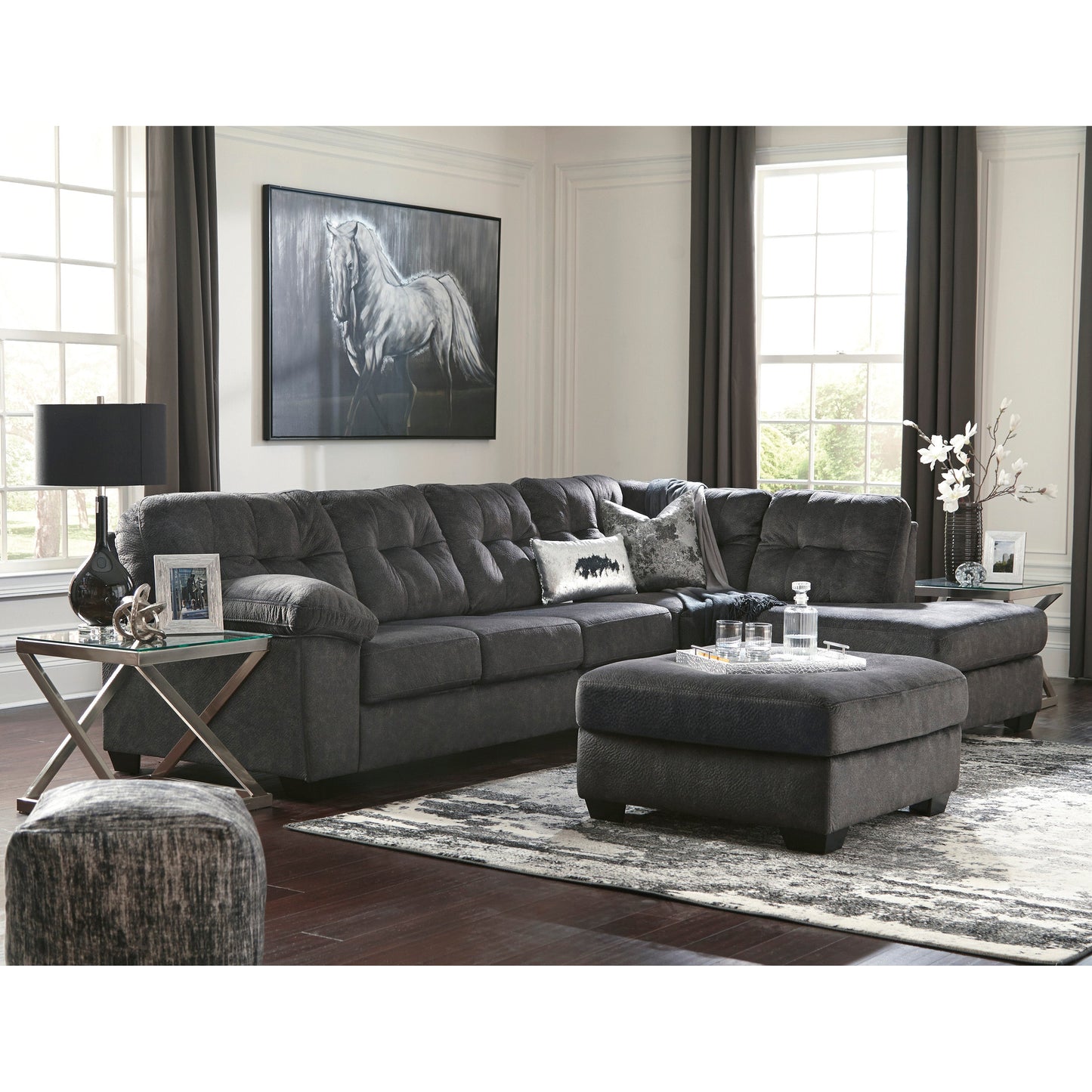 ACCRINGTON SECTIONAL - GRANITE