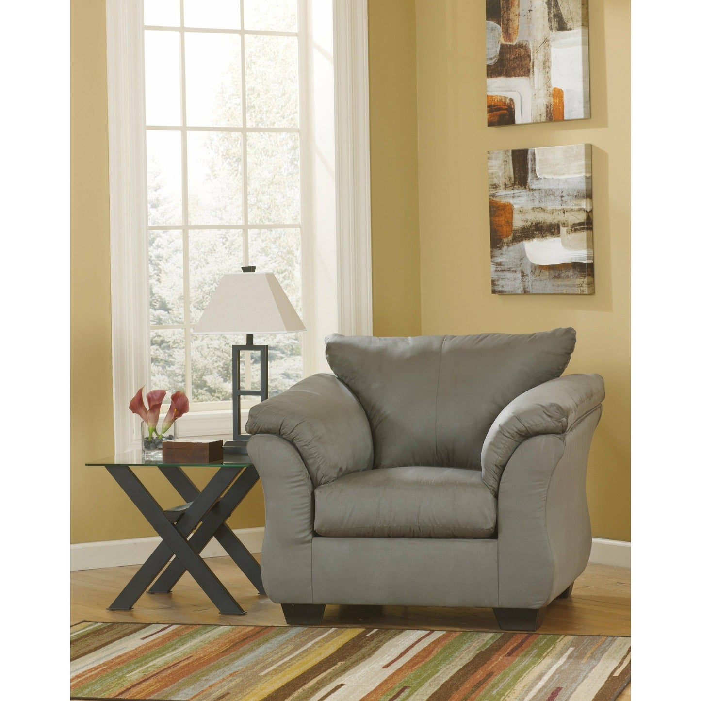DARCY CHAIR-COBBLESTONE