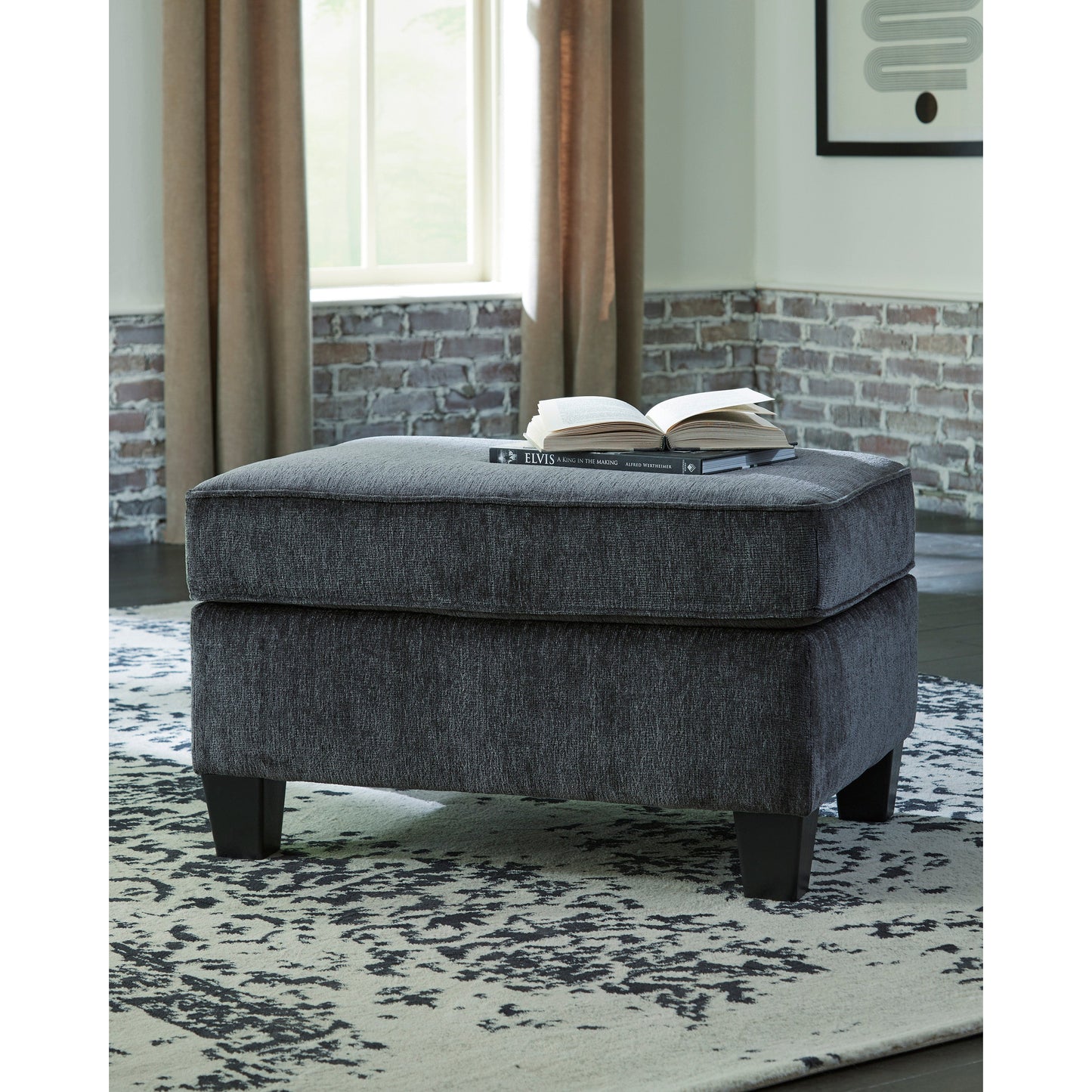 ABINGER OTTOMAN - SMOKE