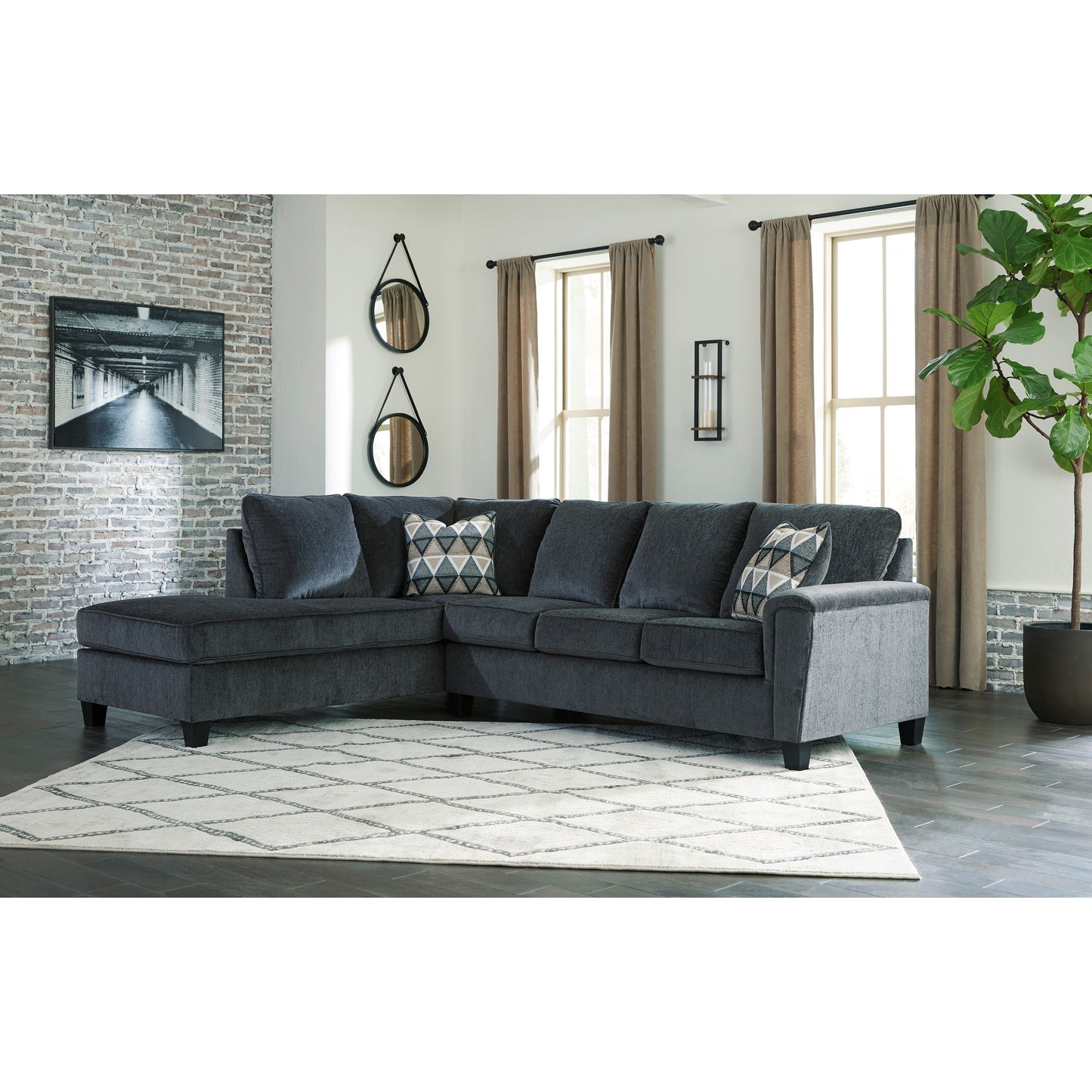 ABINGER SECTIONAL - SMOKE