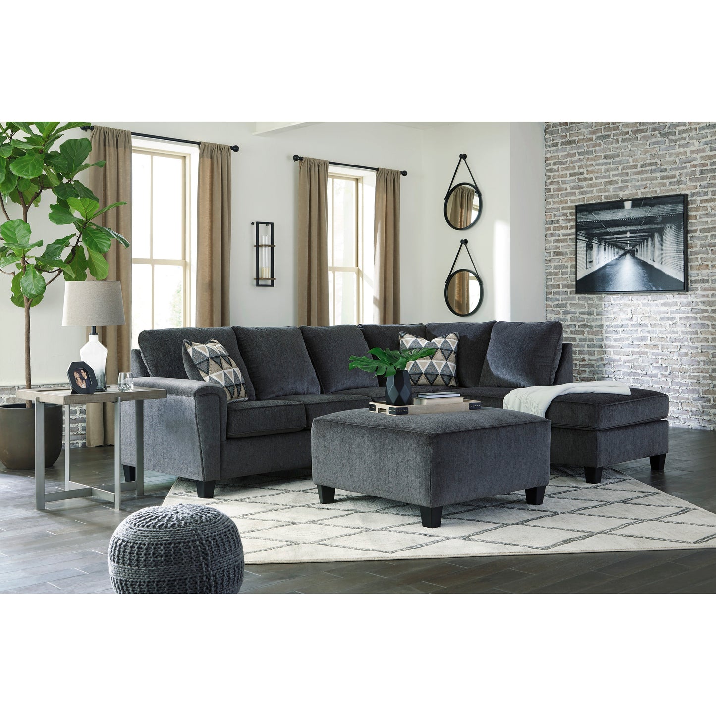 ABINGER SECTIONAL - SMOKE