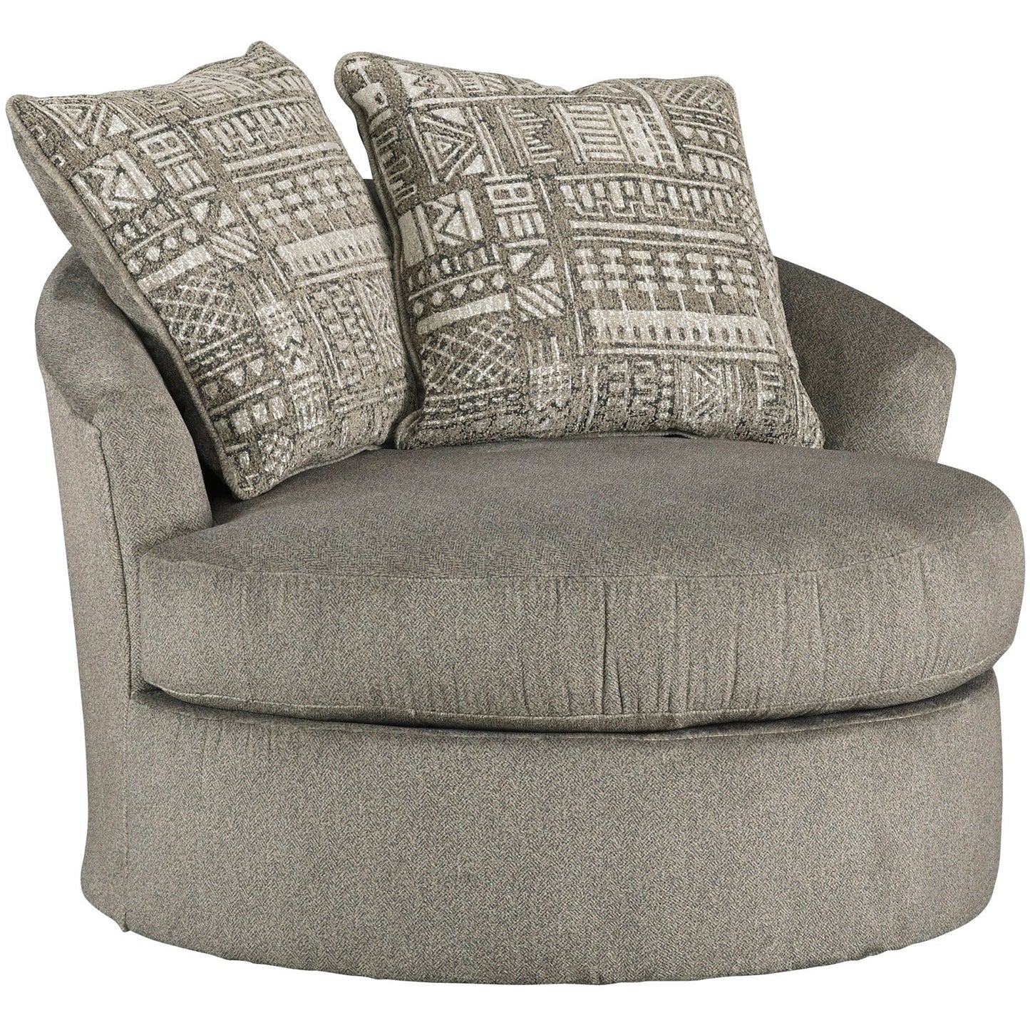 SOLETREN ACCENT SWIVEL CHAIR - ASH