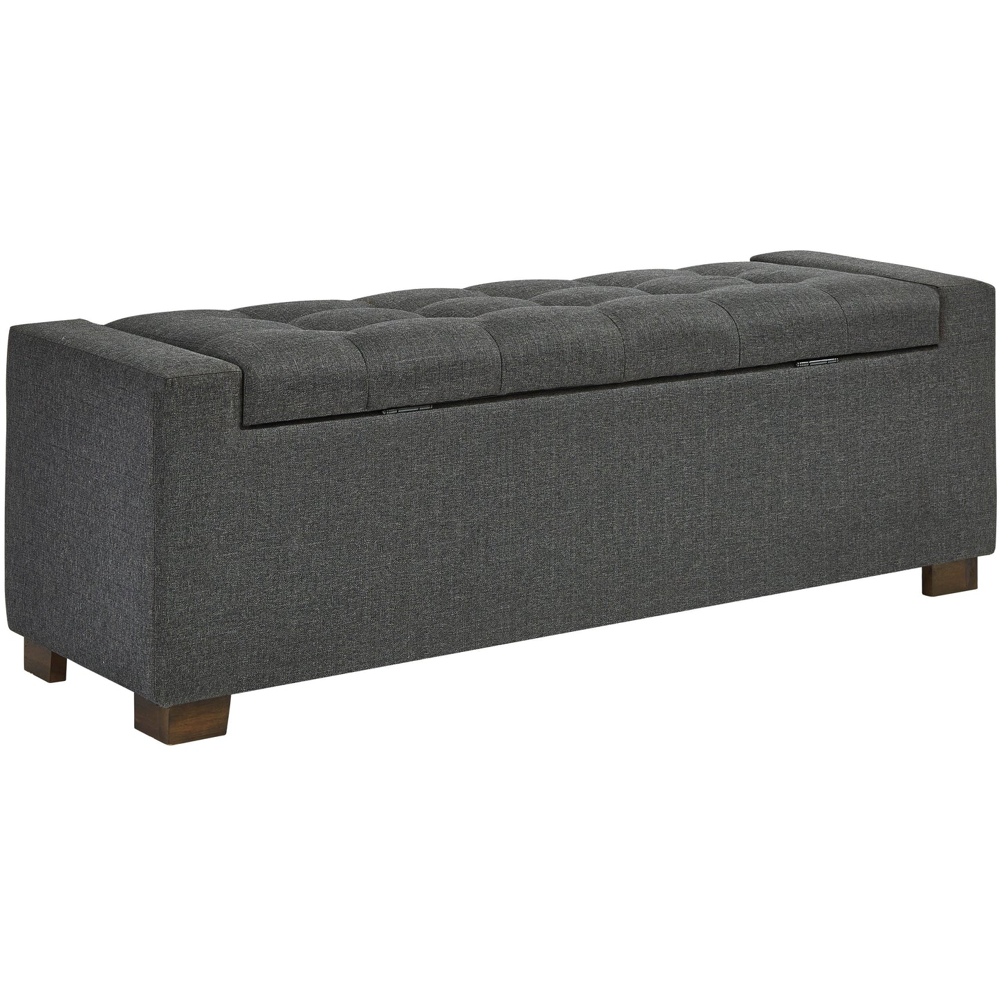 CORTWELL STORAGE BENCH- GRAY