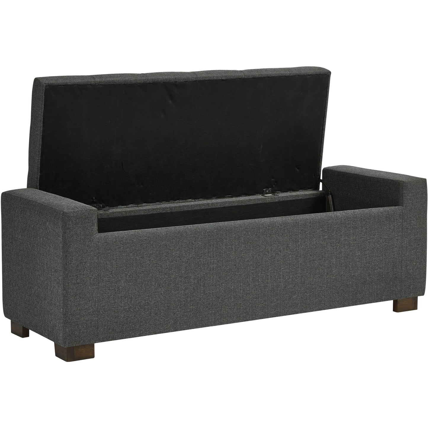 CORTWELL STORAGE BENCH- GRAY