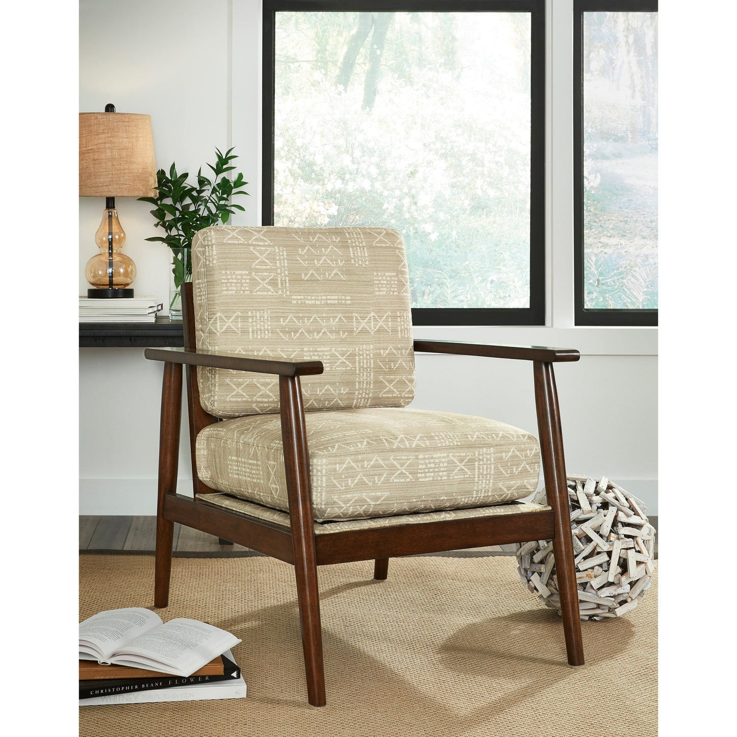 BEVYN ACCENT CHAIR- BEIGE