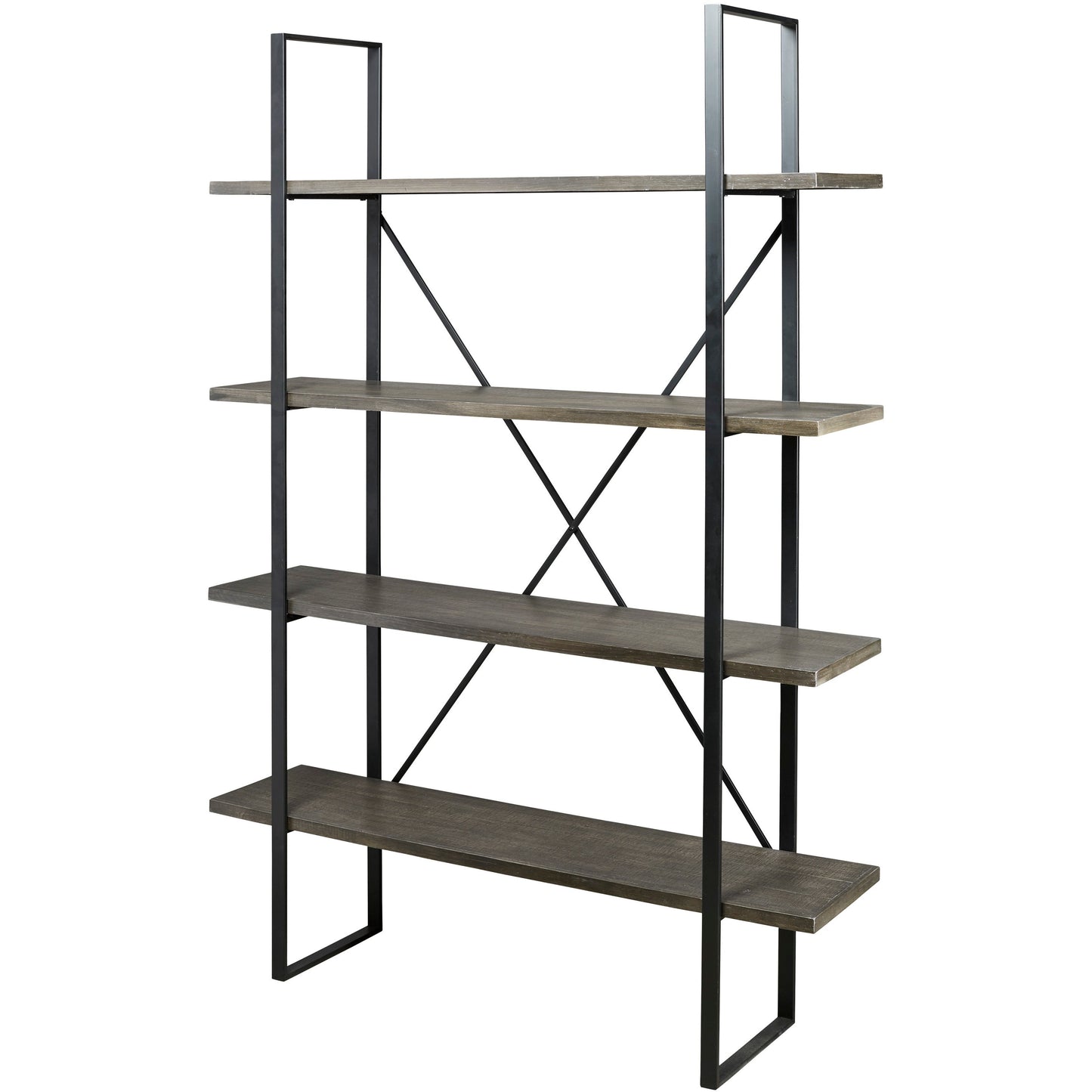 GILESGROVE BOOKCASE - BLACK/GREY