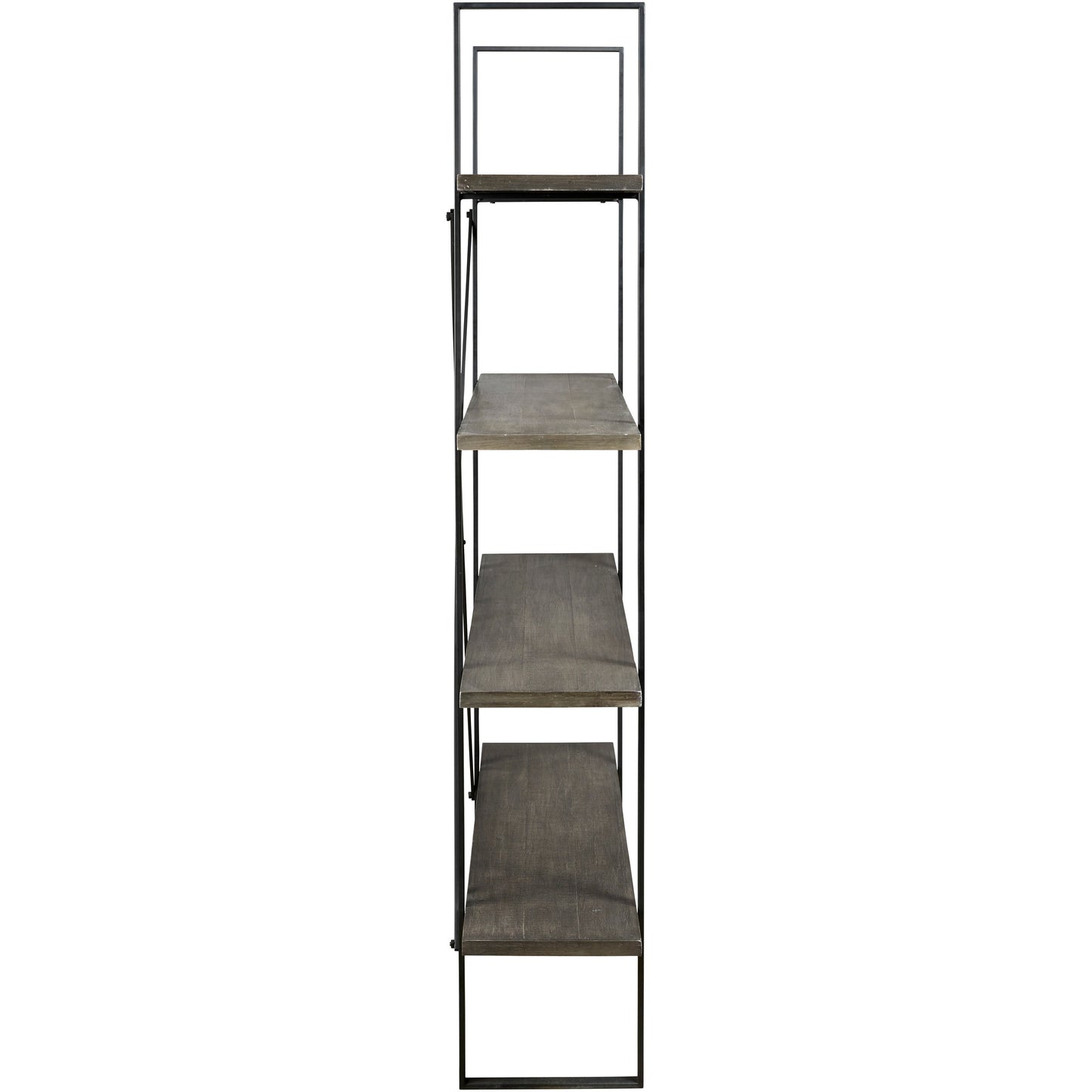 GILESGROVE BOOKCASE - BLACK/GREY