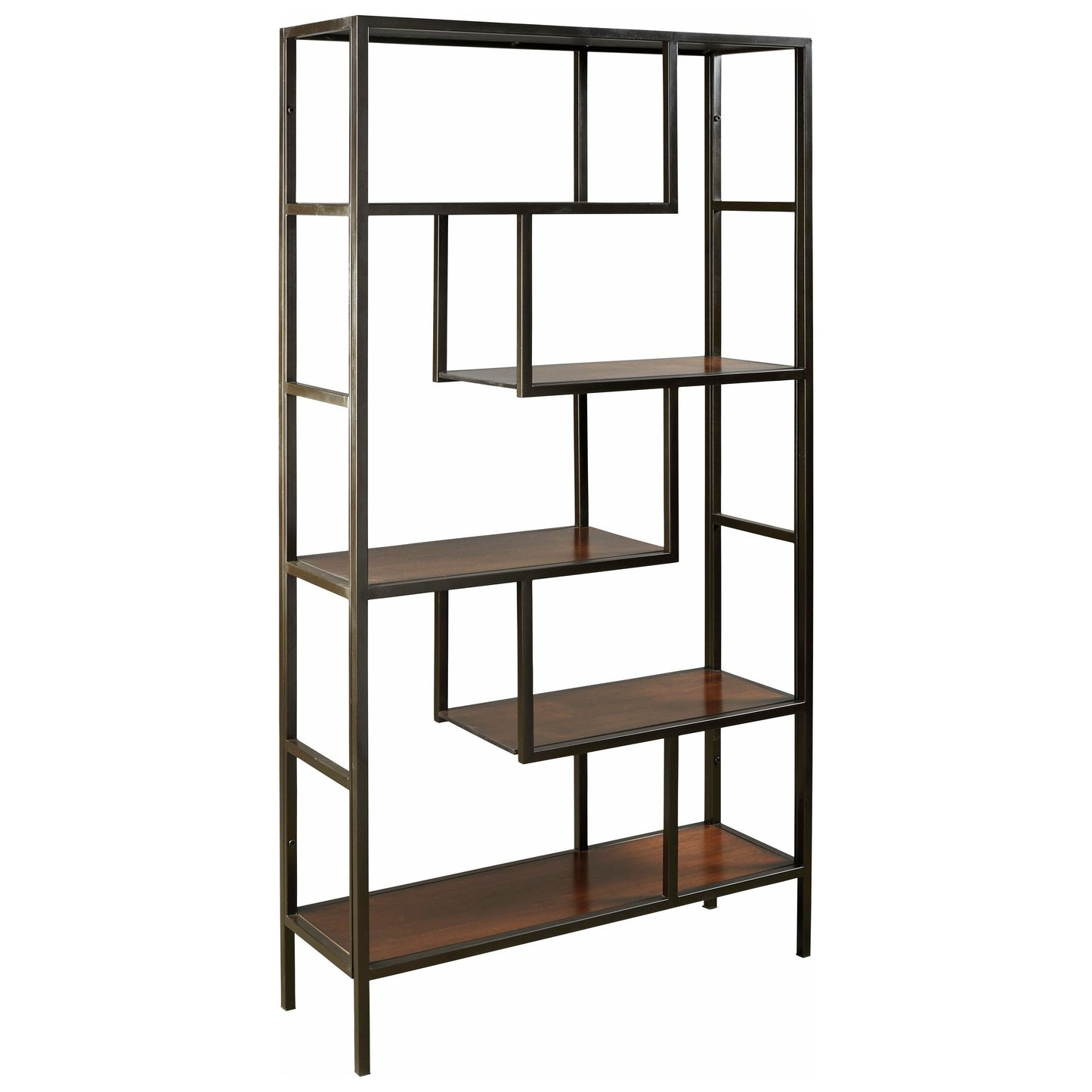 FRANKWELL BOOKCASE - BROWN/BLACK