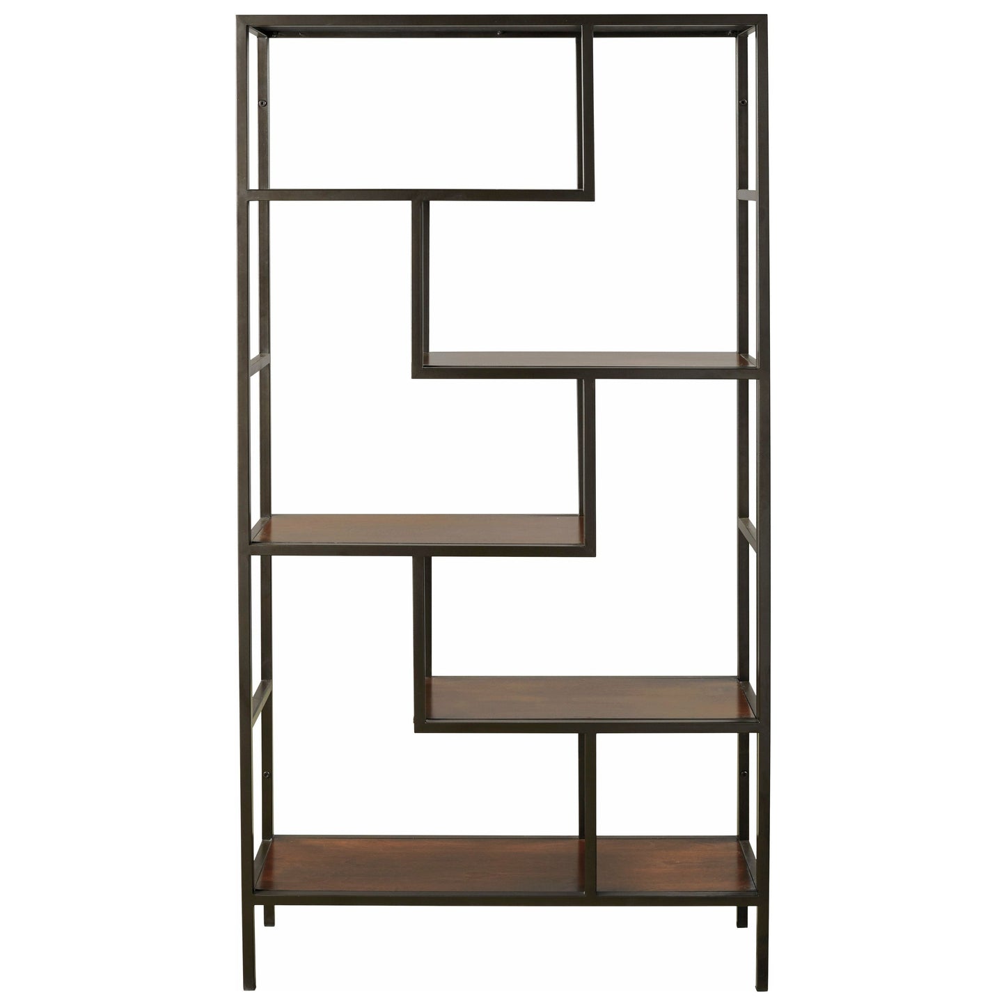 FRANKWELL BOOKCASE - BROWN/BLACK