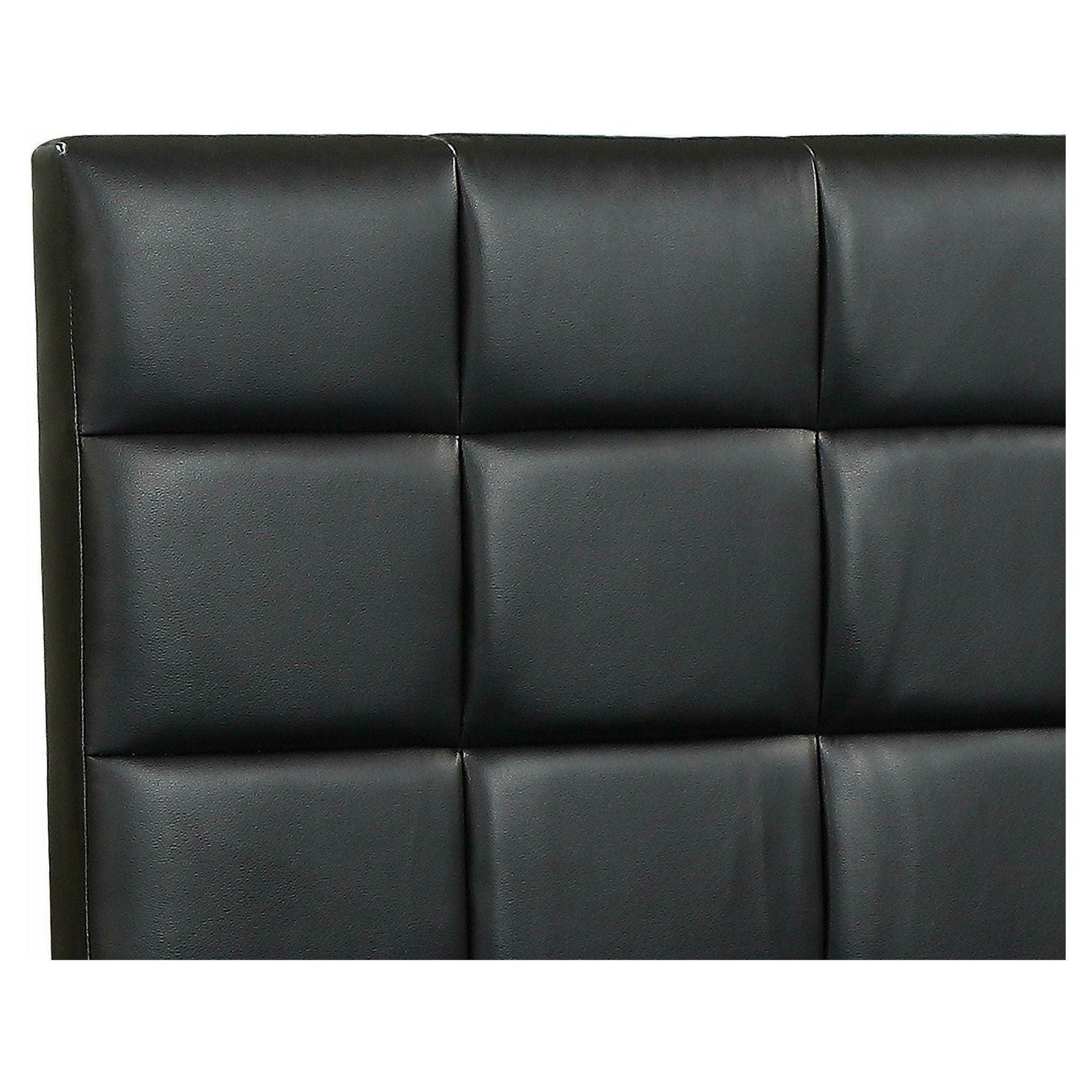 AMELIA UPHOLSTERED BED - BLACK